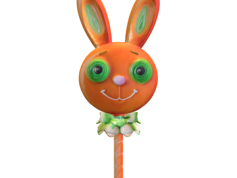 Cartoon Bunny Lollipop 3Dモデル