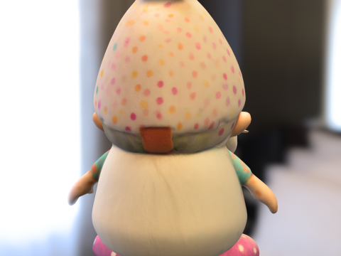 Polka Dot Gnome 3D 模型