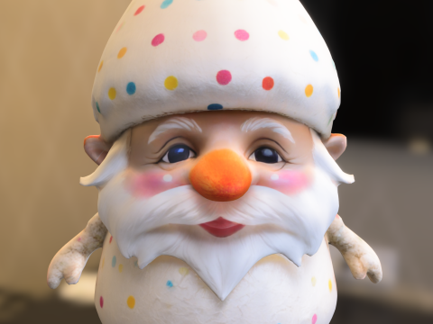 Polka Dot Gnome 3D 模型