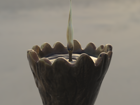Groot shaped candle 3D 模型
