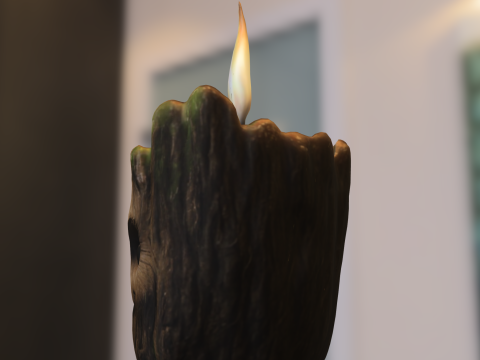 Groot candle decor 3D Model