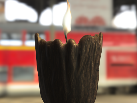 Groot candle decor 3D Model