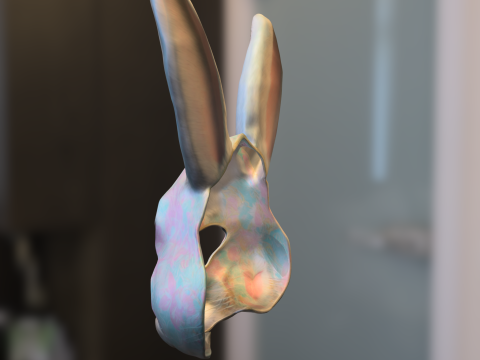 Rabbit Mask 3D 模型