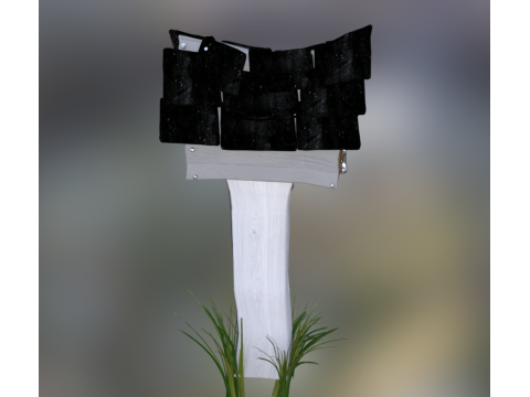 Medieval Wooden Mailbox 3D 모델