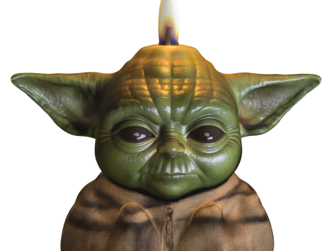 Yoda Candle 3D 模型