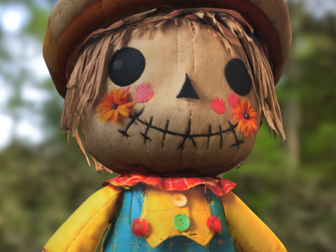Scarecrow Doll Model 3D