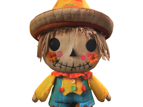 Scarecrow Doll 3D Model