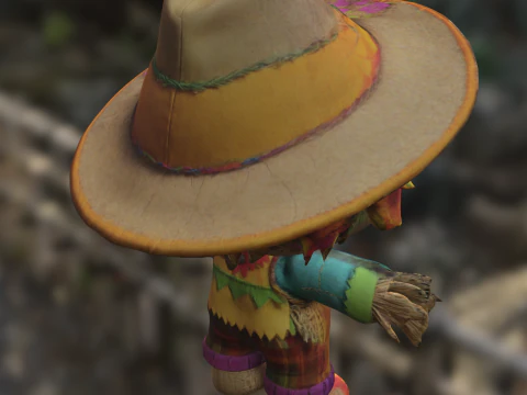 Scarecrow decorative funny 3D Model