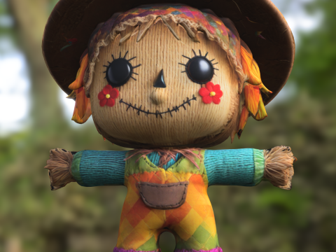 Scarecrow decorative funny 3D 模型
