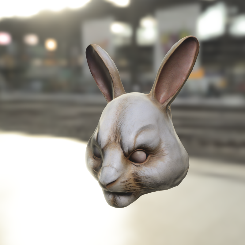 Sinister Rabbit halloween Modello 3D .c4d .max .obj .3ds .fbx .stl .blend 