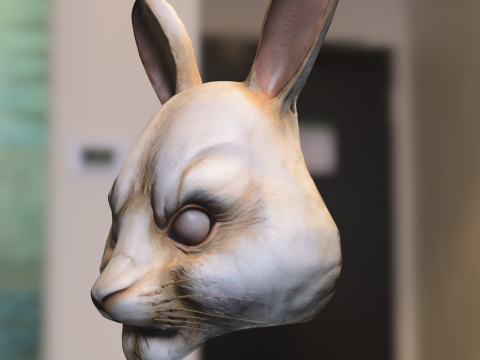 Sinister Rabbit halloween Modello 3D
