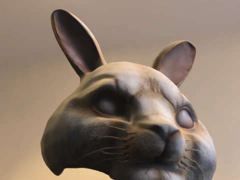 Sinister Rabbit halloween 3D Model