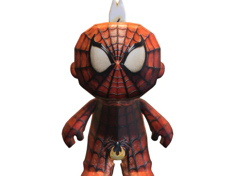 Figure candle spiderman 3D Model