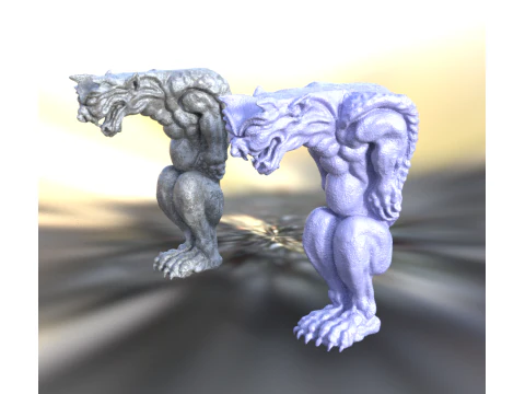 Gargoyle Statue 3D Model