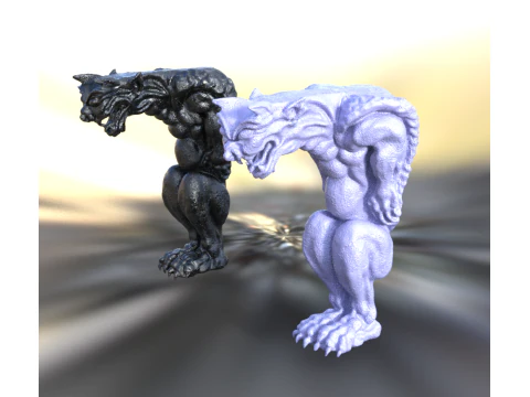 Gargoyle Statue 3D Model