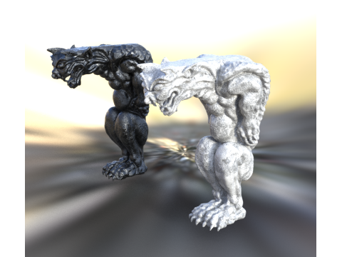 Gargoyle Statue 3D Модель