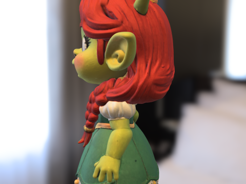Cute Princess Ogre Fiona 3D Model