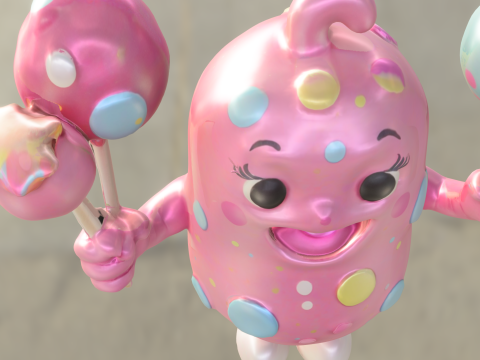 Candy cute sweet 3D Model