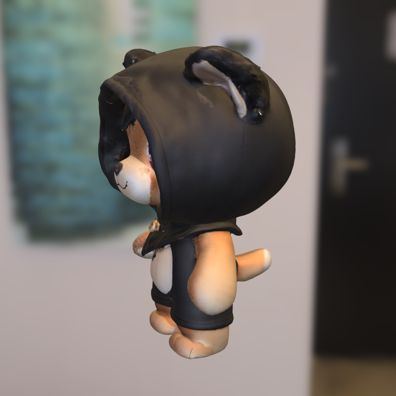 Cute Wolf Hoodie 3D 模型 .c4d .max .obj .3ds .fbx .stl .blend 