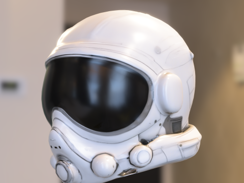 Astronaut Helmet Modèle 3D