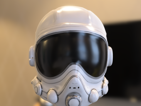 Astronaut Helmet 3D 模型