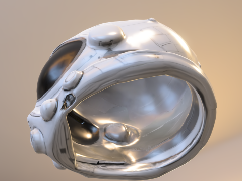 Astronaut Helmet 3D 模型
