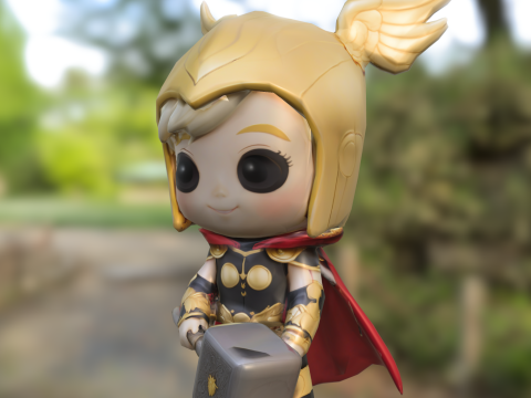 Chibi thor doll 3D Model