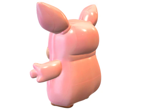 Plushie toy bear 3D Model
