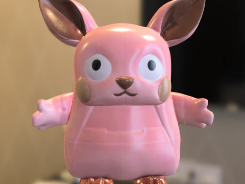 Plushie toy bear 3D Model