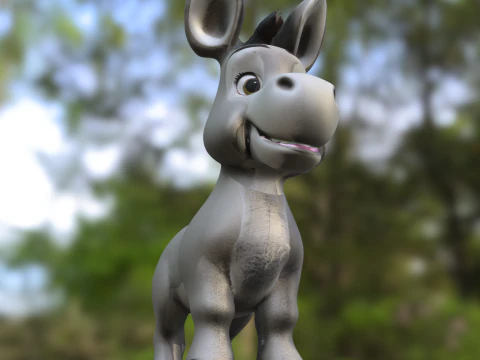 SHREK DONKEY 3D Model
