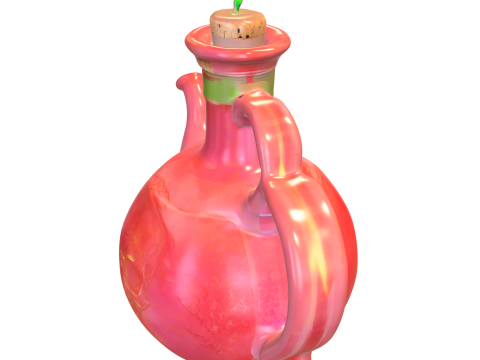 Title Poison Potion Teapot Model 3D