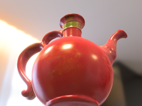 Title Poison Potion Teapot 3D Модель