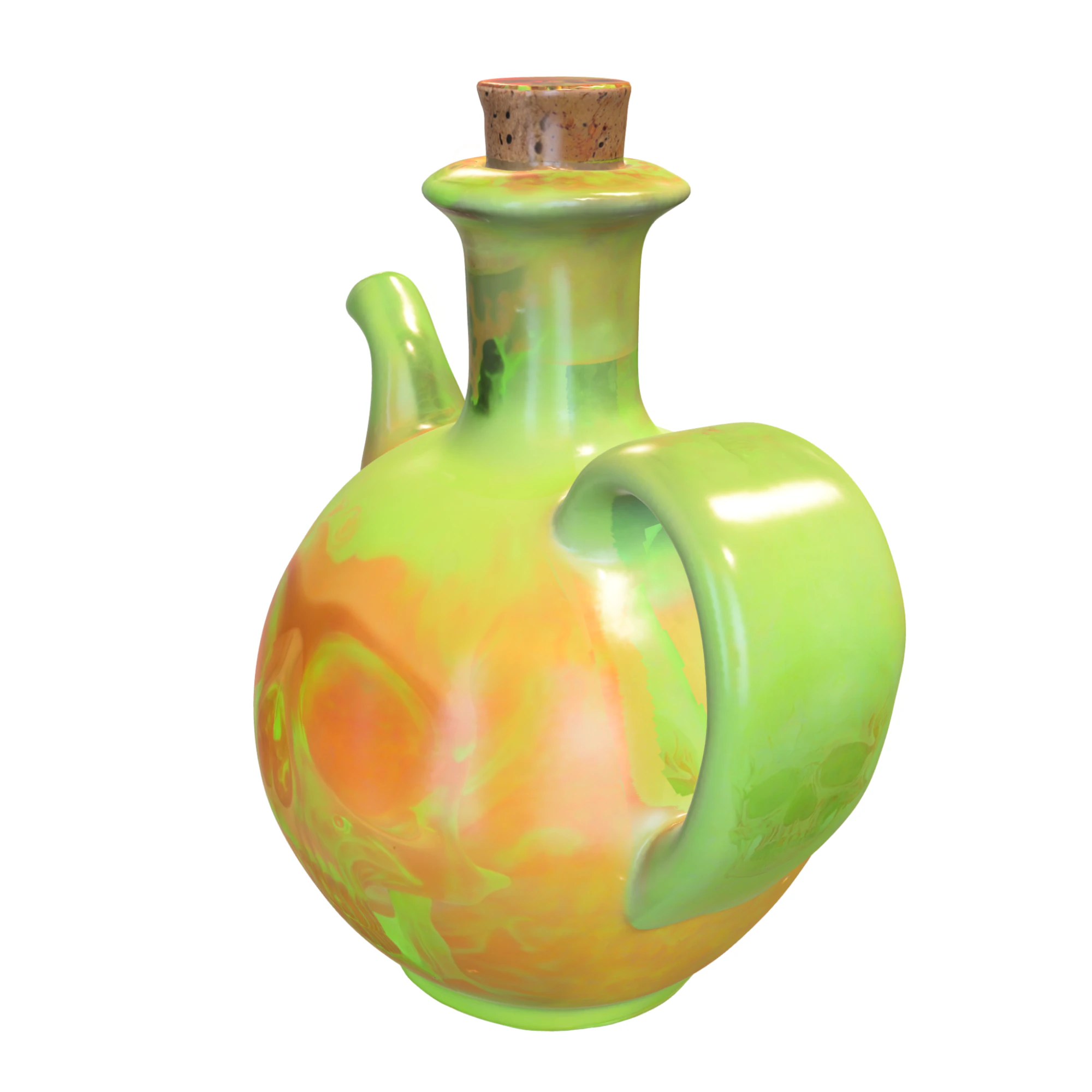 Poison Potion tea 3D Model .c4d .max .obj .3ds .fbx .stl .blend 