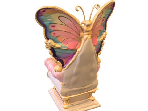 Butterfly Throne 3D Model