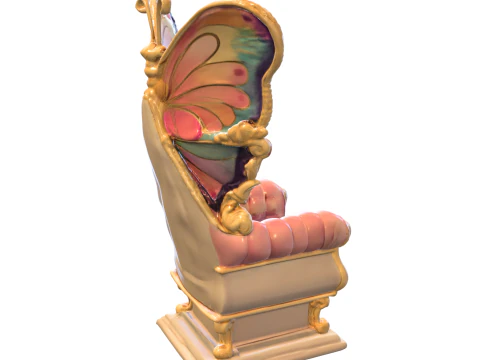 Butterfly Throne 3D Model