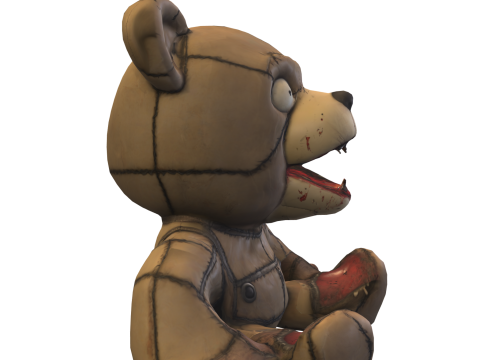 Creepy Teddy Bear Model 3D