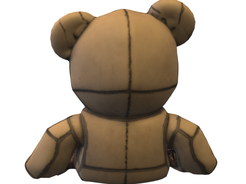 Creepy Teddy Bear Model 3D