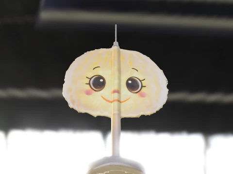 Cute Cotton Candy 3D Model