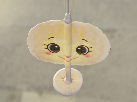 Cute Cotton Candy 3D 모델