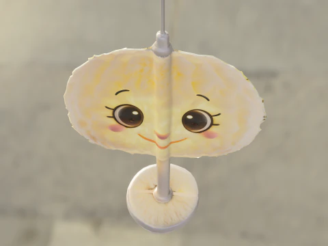 Cute Cotton Candy 3D Model