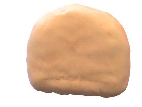 Pack Cute puff Kids Furniture Low-poly 3D Model