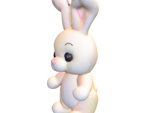 Cute Bunny Model 3Dモデル