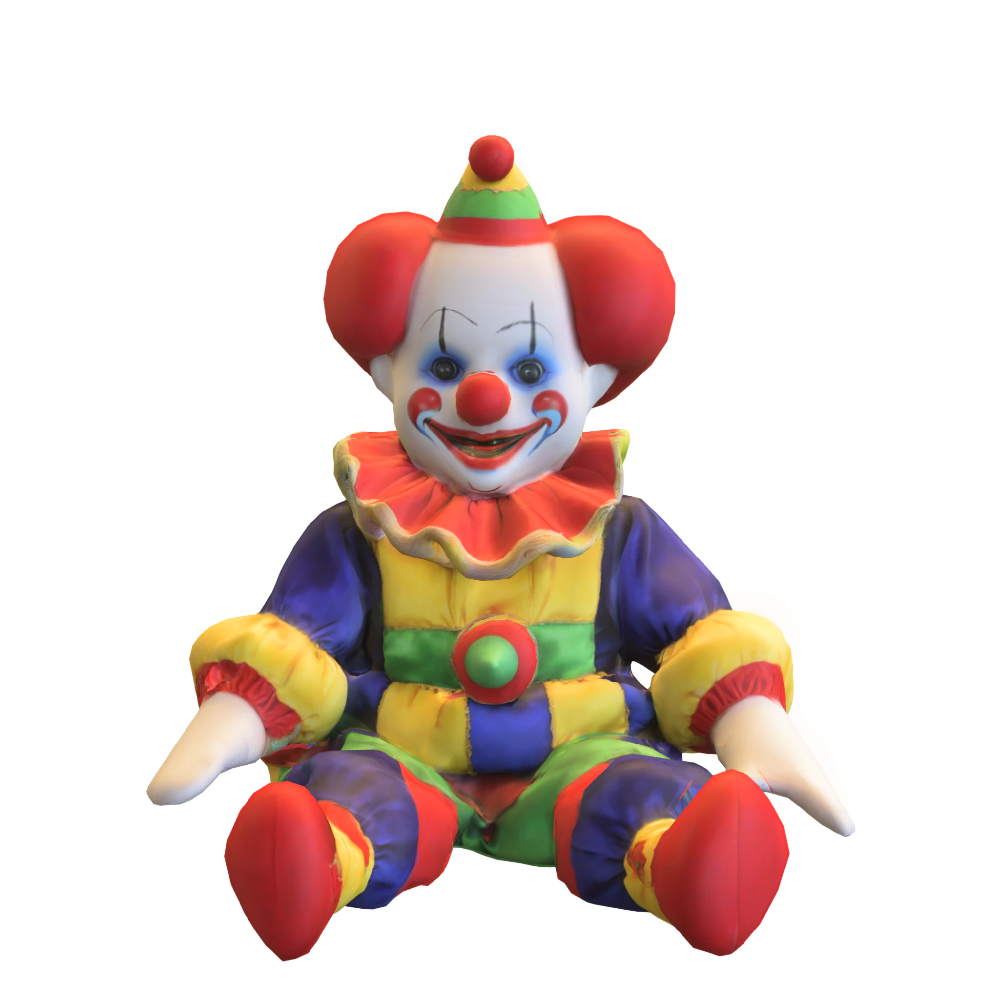 Cartoon Circus Character 3D Model .c4d .max .obj .3ds .fbx .stl .blend 