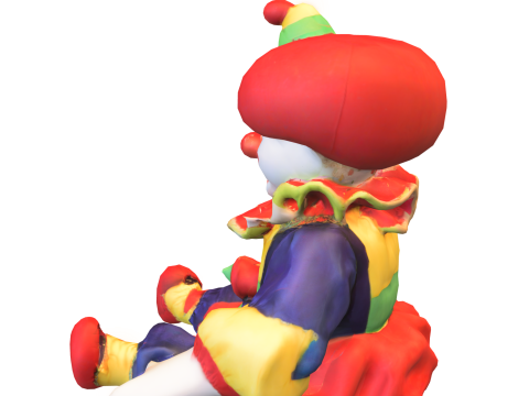 Cartoon Circus Character Model 3D