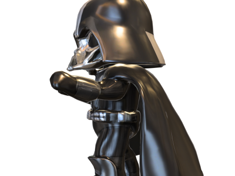 Darth Vader Chibi Cute Star Wars 3D 模型