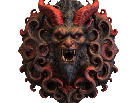 Demon Skulls Collection Gothic Horror Modelo 3D