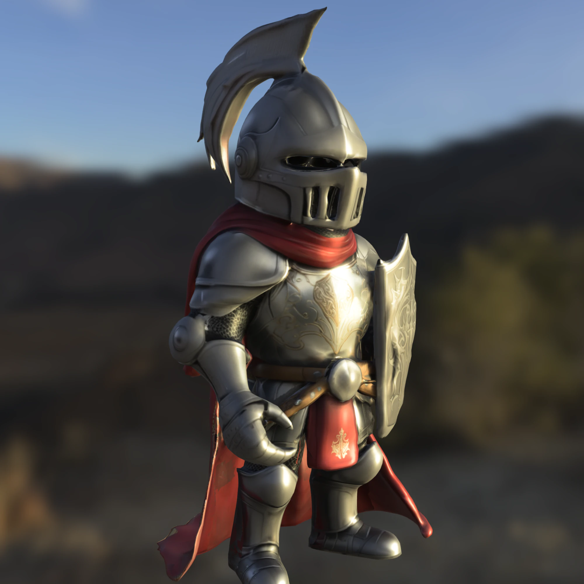 Armored Knights Collection Medieval Warrior 3D Model .c4d .max .obj .3ds .fbx .stl .blend