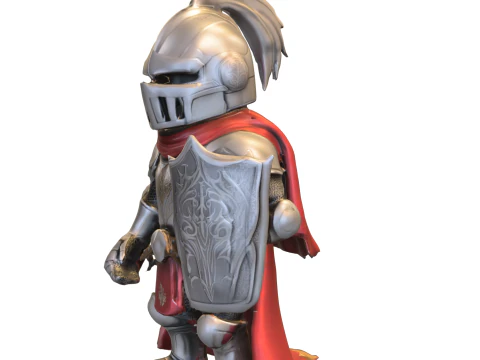 Armored Knights Collection Medieval Warrior 3D Model