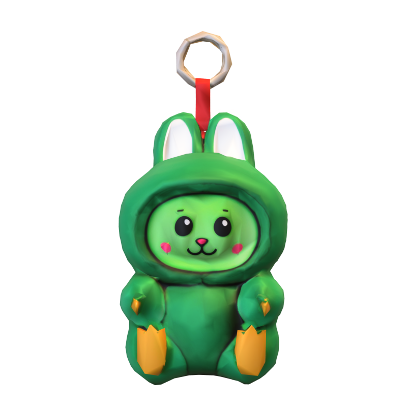 Cute Rabbit Doll Toy Pack 3D Model .c4d .max .obj .3ds .fbx .stl .blend
