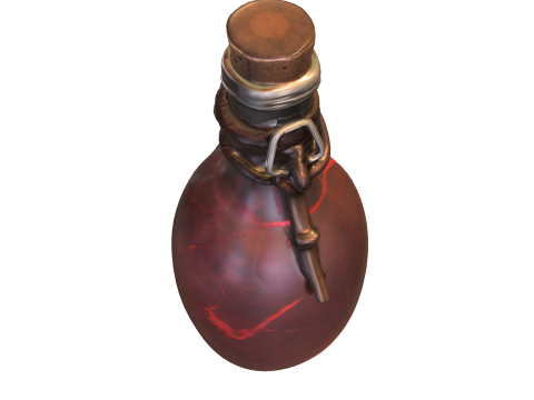 Cursed Potion Bottle Pack 3D Модель
